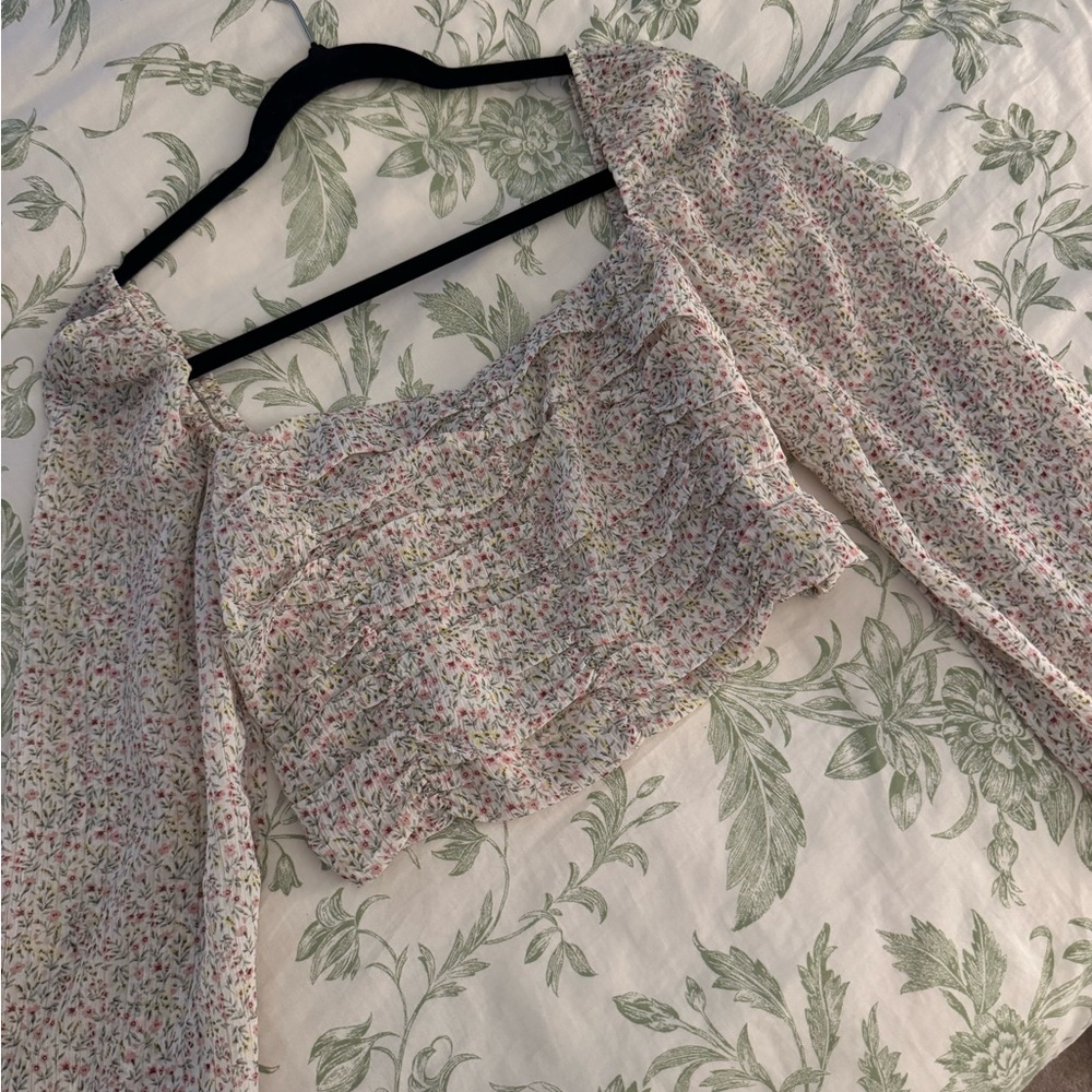 Floral Print Women's Top